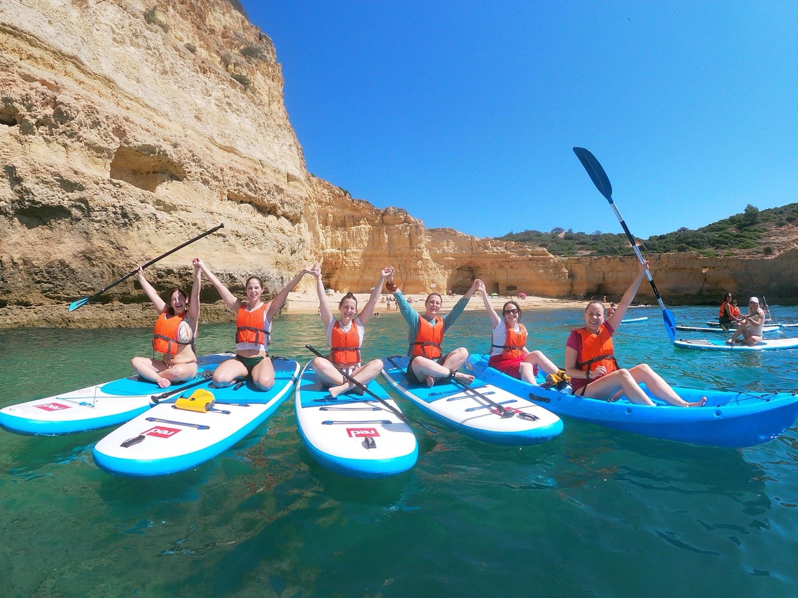 SUP Benagil Caves Tour water activities in Blue Xperiences SUP Benagil Caves, Benagil Beach, Lagoa, Algarve, Portugal
