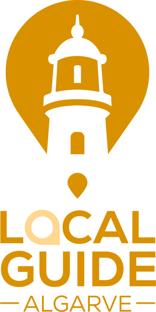 Local Guide Algarve logo with lighthouse icon.